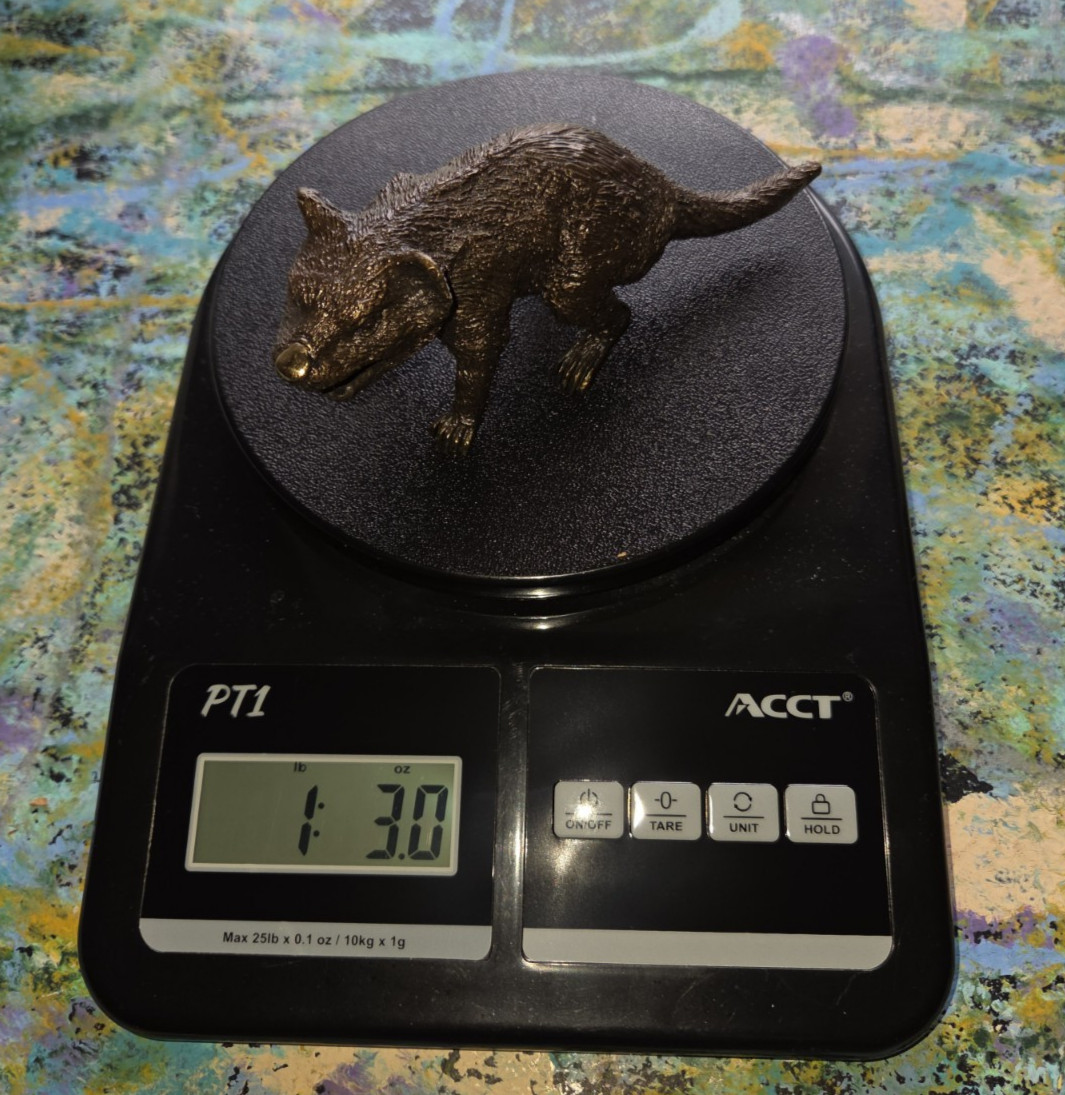 Eddie Wentorf Bronze Tasmanian Devil Sculpture Signed Art