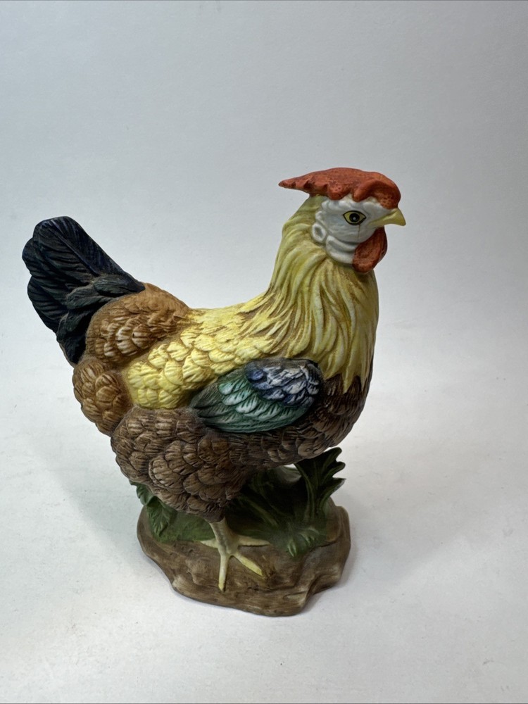 Ceramic Lefton  Hen Hand painted