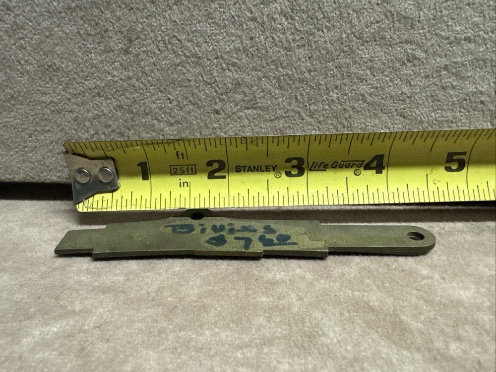 Bivins Brass Flintlock Side Plate