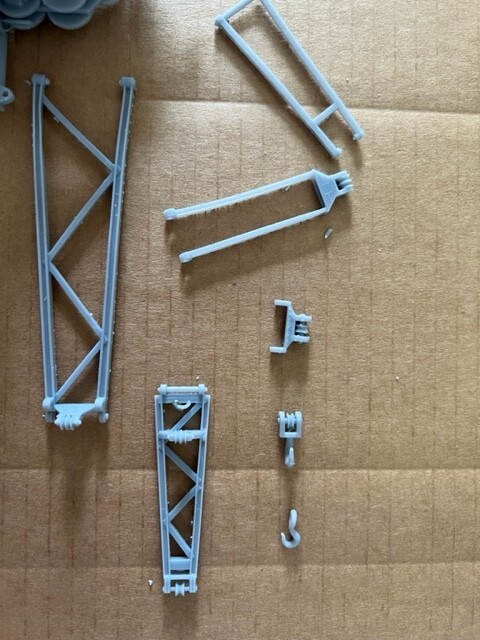 HO Scale Steam Donkey Crane Car