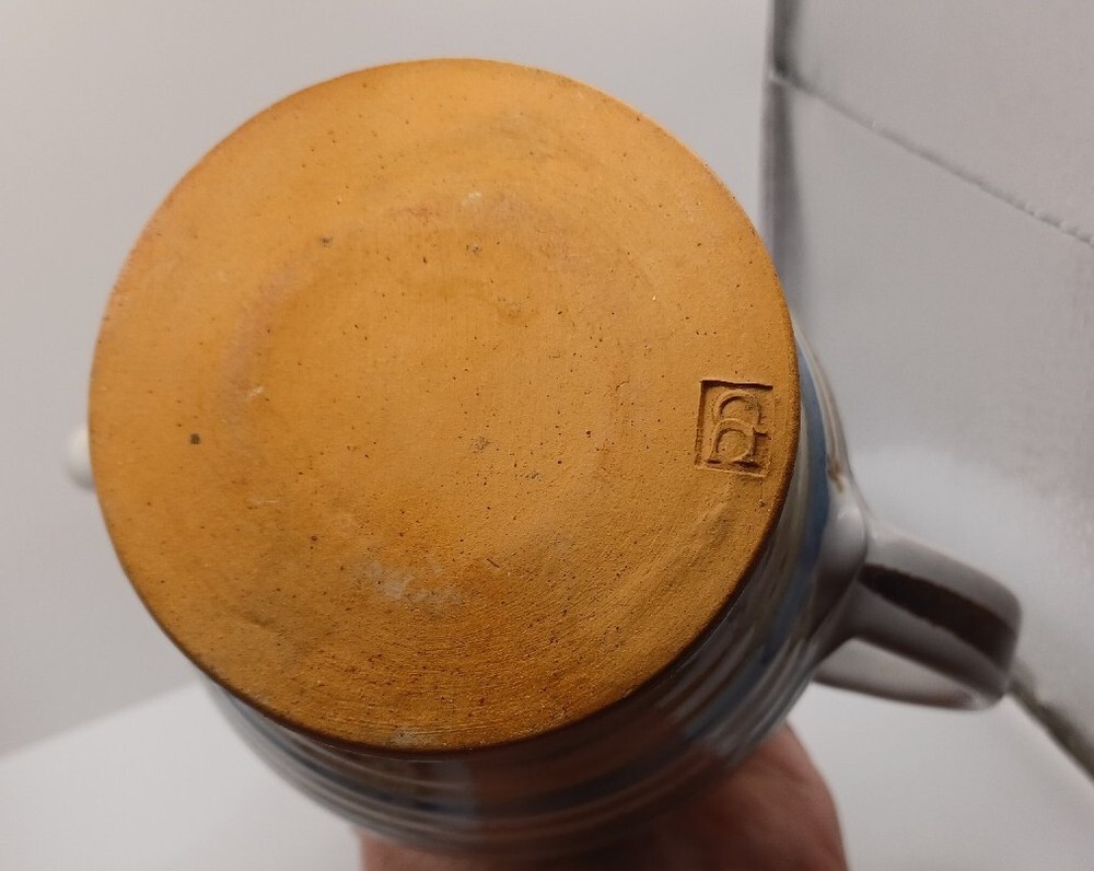 God's Hill Marked CC Pottery Lidded Tea Coffee Pot Server