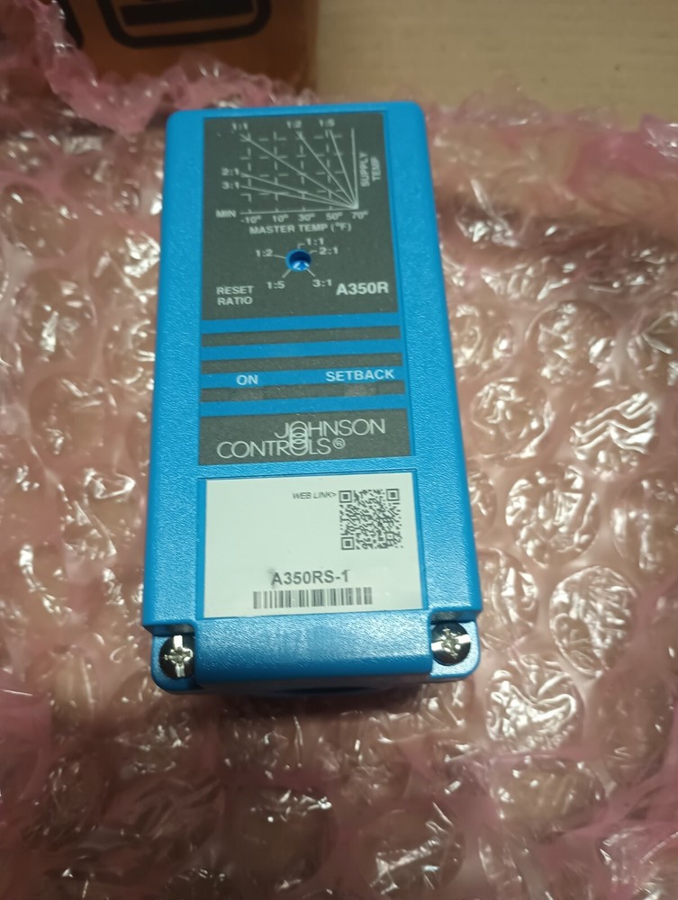 JOHNSON CONTROLS A350RS-1C ELECTRONIC TEMPERATURE RESET CONTROL