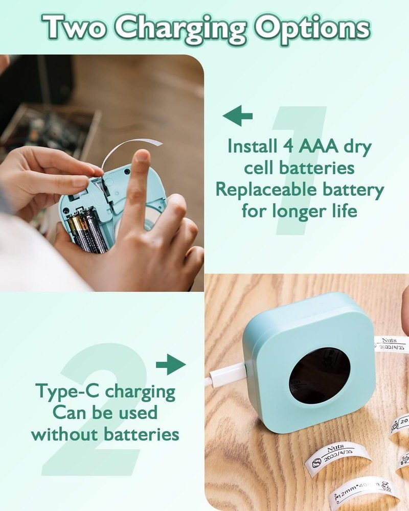 Phomemo Q30S Mini Label Maker Bluetooth Wireless Thermal Label Maker Machine US