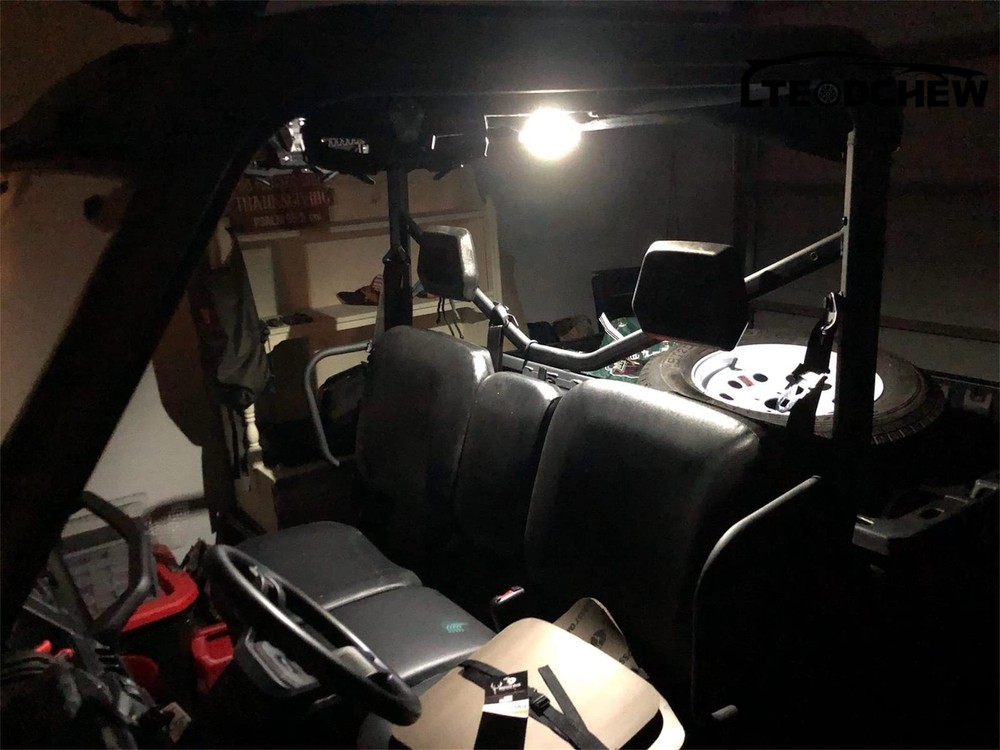 UTV Interior Dome Light, LTEODCHEW Universal Roll Bar Mount LED Light for UTV...