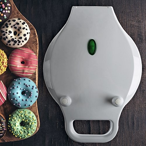 Mini Donut Maker, Durable, Nonstick Easy to Use Mini Baking Machine - Cooks 7