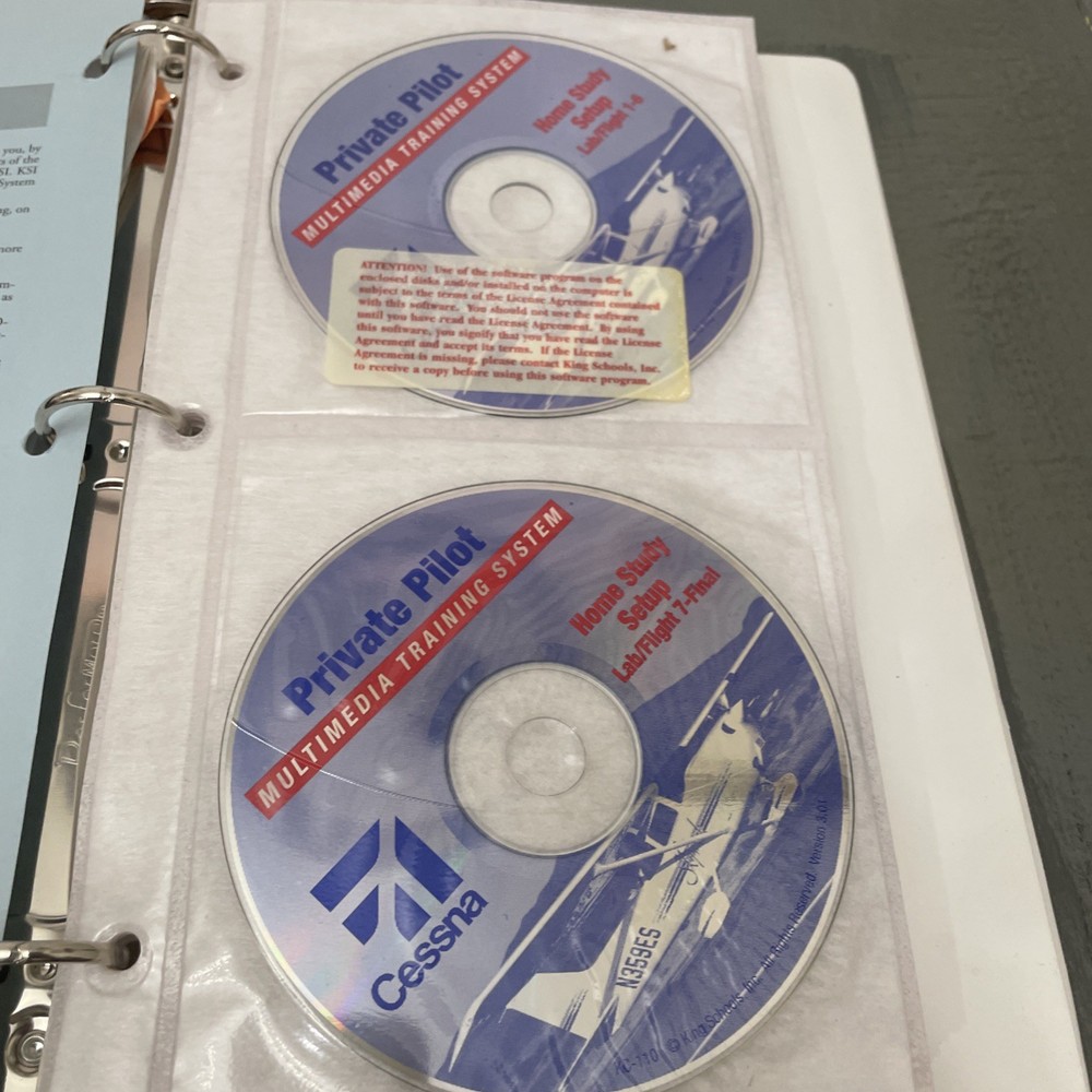 Cessna Private Pilot Cleared For Take Off Multimedia Training 31 Computer Discs