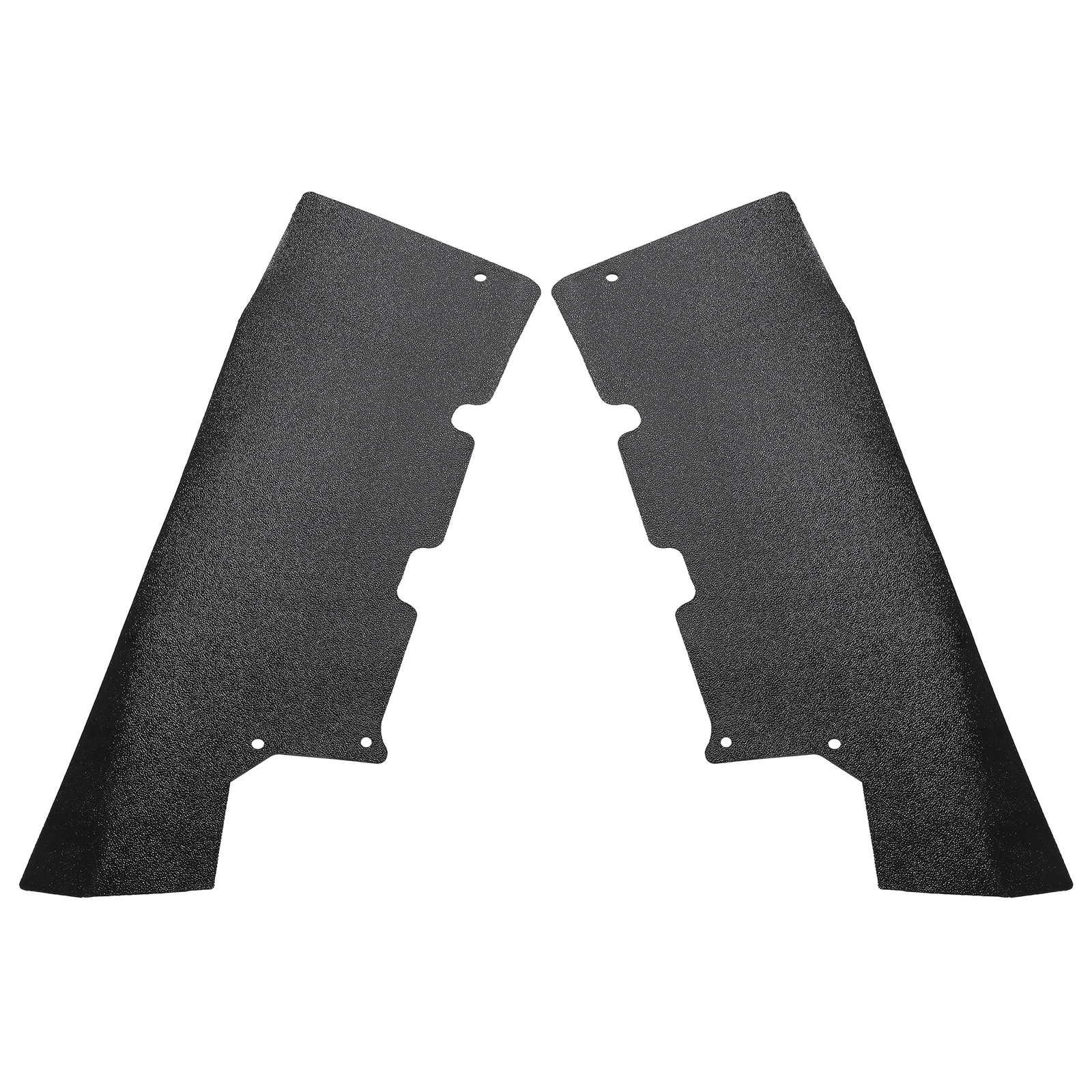 6PCS Fender Flares Overfenders For Yamaha Wolverine RMAX2 1000 2021-2024 Black