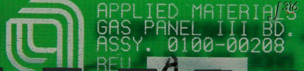 8516 APPLIED MATERIALS PCB GAS PANEL III BD 0100-00208