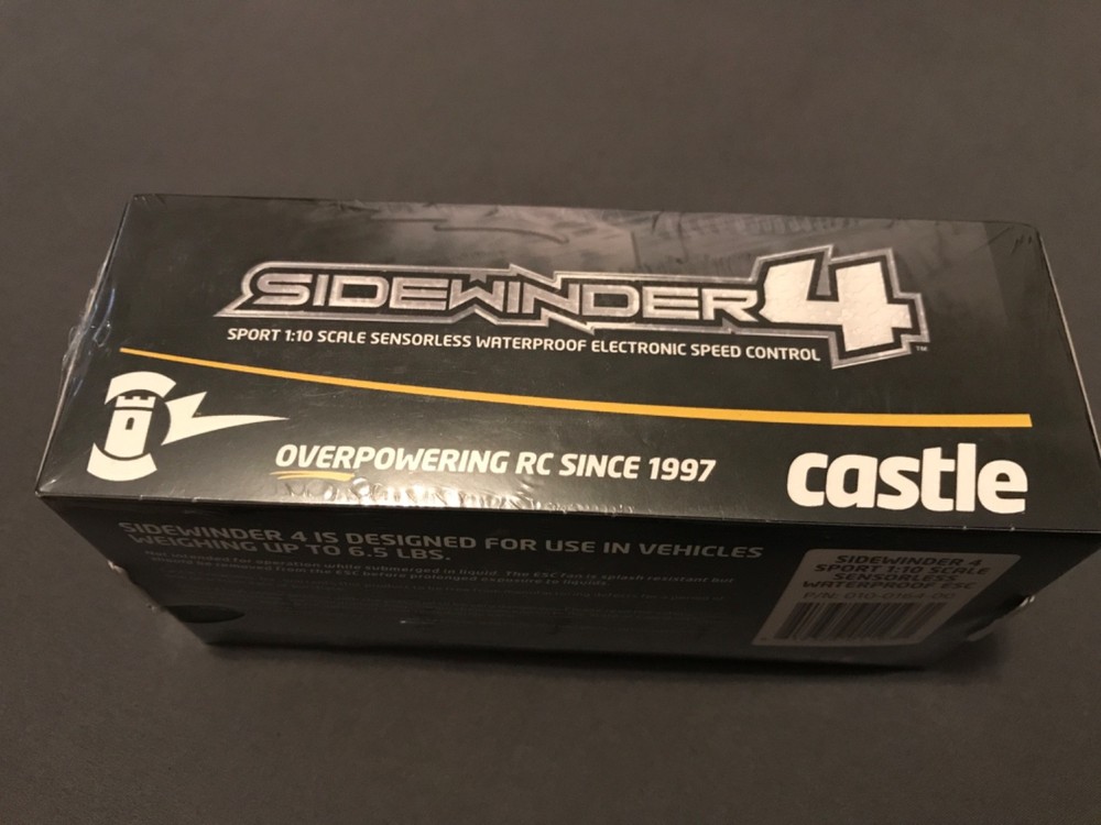 Castle Creations SW4 Sidewinder 4 WP Sensorless ESC / Speed Control Only