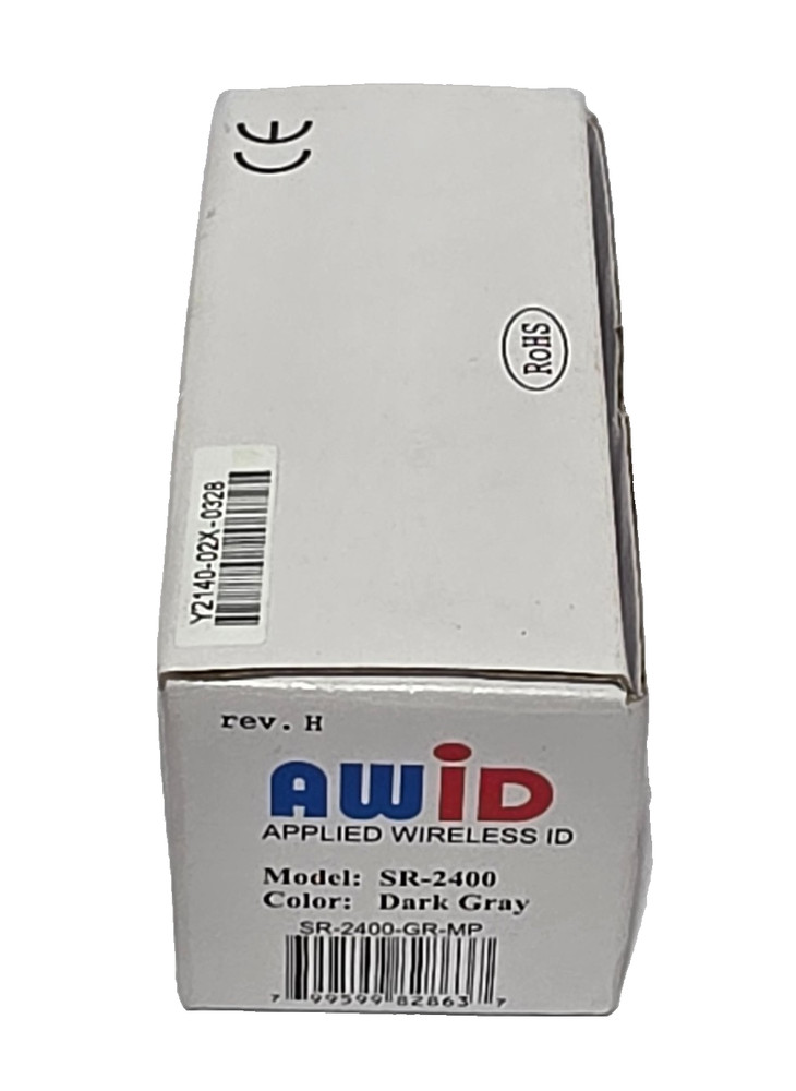 AWID Mullion Mount Compact Wiegand Interface Proximity Reader SR-2400-GR-MP Gray