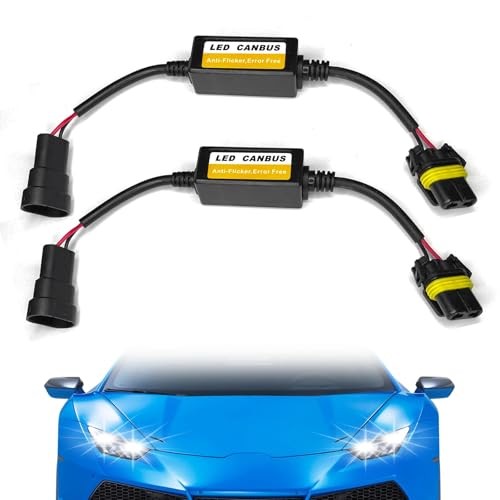 2PCS LED Headlight Canbus Decoder, Anti-flicker LED Headlight Conversion 9006
