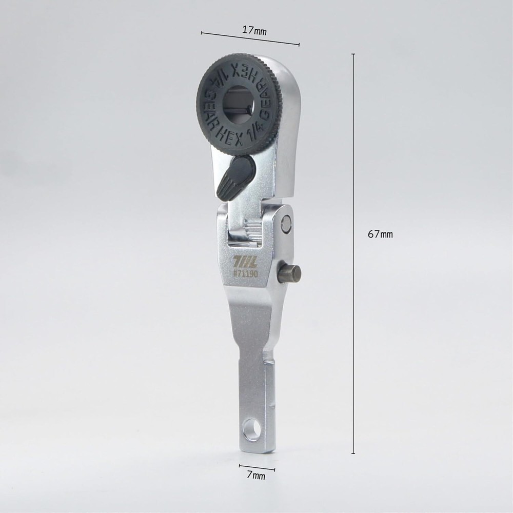 711L Flat End Flex Head EDC Ratchet Wrench - US only