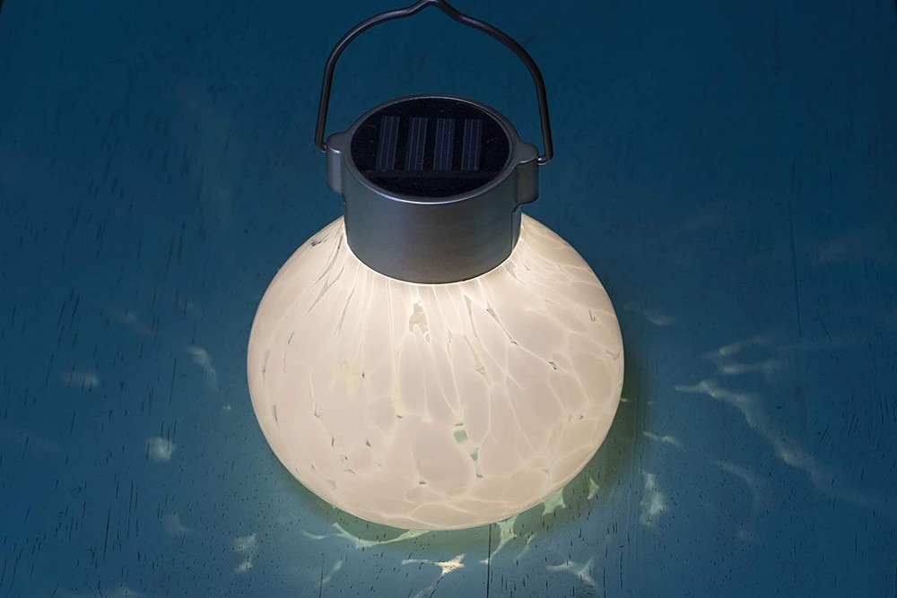 Allsop Solar Glass Tea Lantern