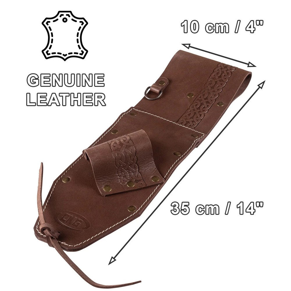 CKG Digging Tool with Leather Sheath Right Sided