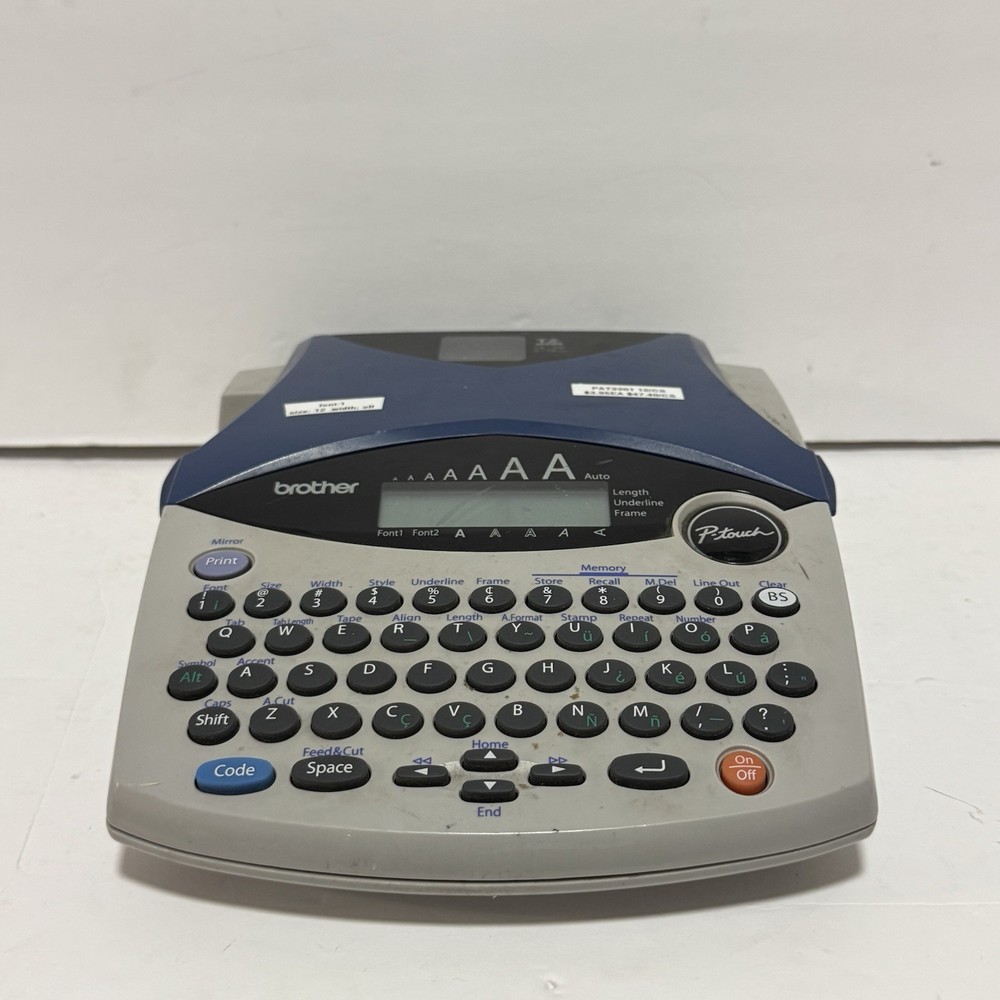 BROTHER PT-1900/1910P-TOUCH TAPE LABEL MAKER PRINTER