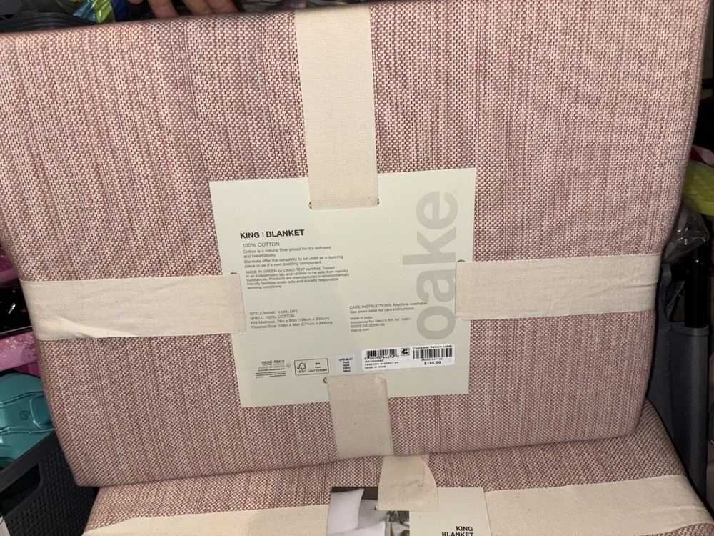 Oake King Comforter, Yarn Dye