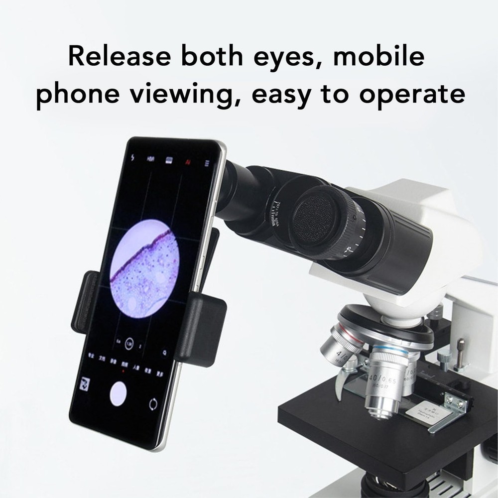 Smartphone Camera Adapter for Microscope Eyepiece, 12.5X Microscope Eyepiece ...