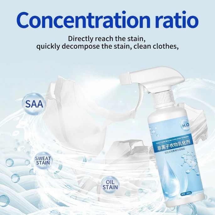 Non-ionic Laundry Stain Removal Emulsifier,Stain Removal Clothes Dry-Clean Spray