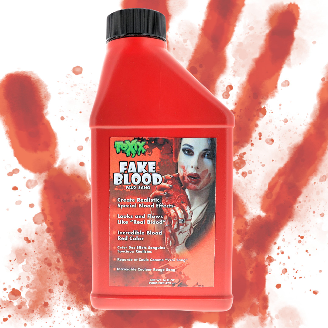 Fake Blood 16 Oz TOXIX - Monster Gore, Vampire Blood, Halloween, Cosplay, SFX