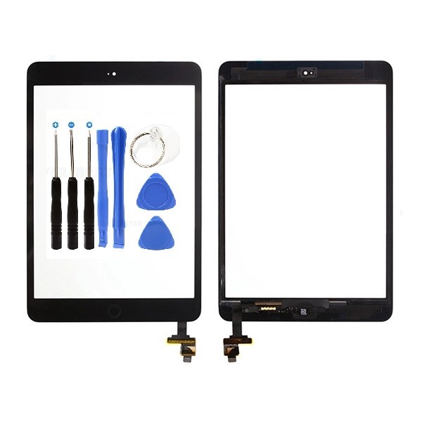 Touch Screen Glass Digitizer Screen replacement for iPad Mini 1st 2nd Black