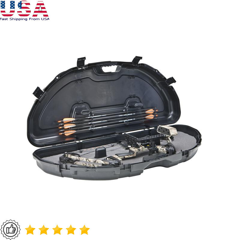 Protector Compact Lockable Compound Bow Case Archery Storage Thick Wall Shooting