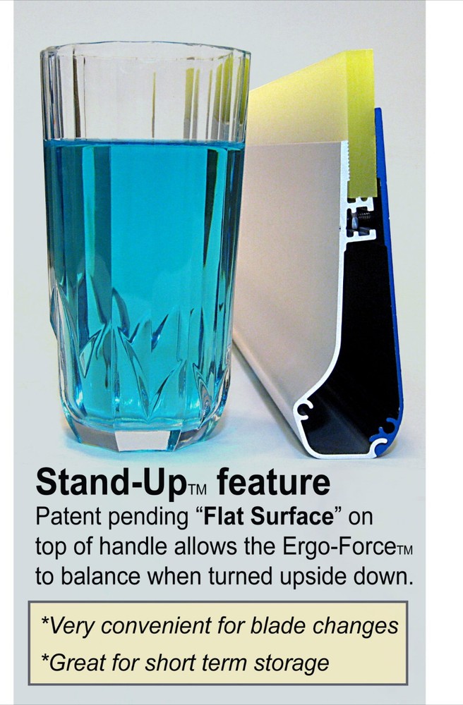 Ergo-Force Squeegee, Aluminum Squeegee,Screen printing squeegee,Ergonomic, 100"