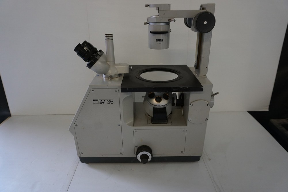 ^^ Zeiss IM35 Inverted Binocular Microscope (SZY26)