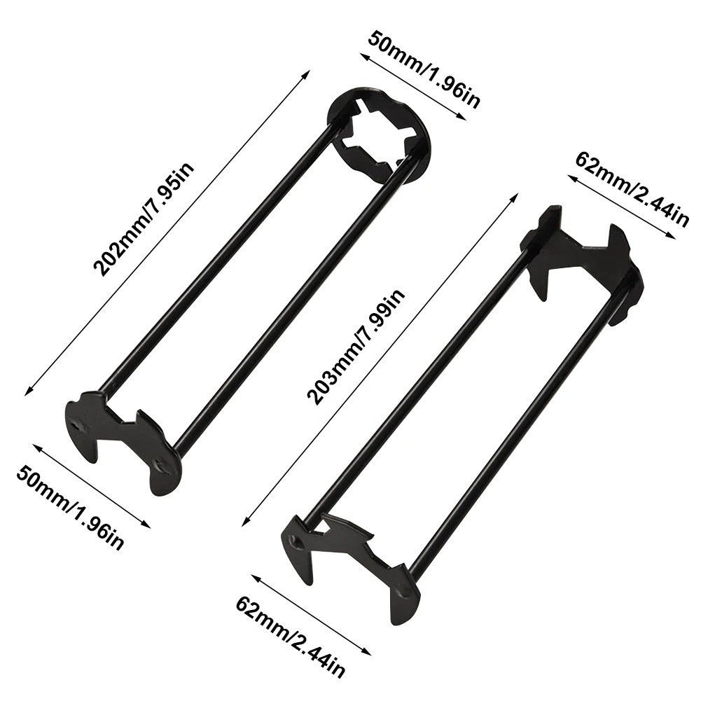 Multifunctional Sink Wrench Set, 2-Pack Basin and Faucet Wrench Tool with Fou...