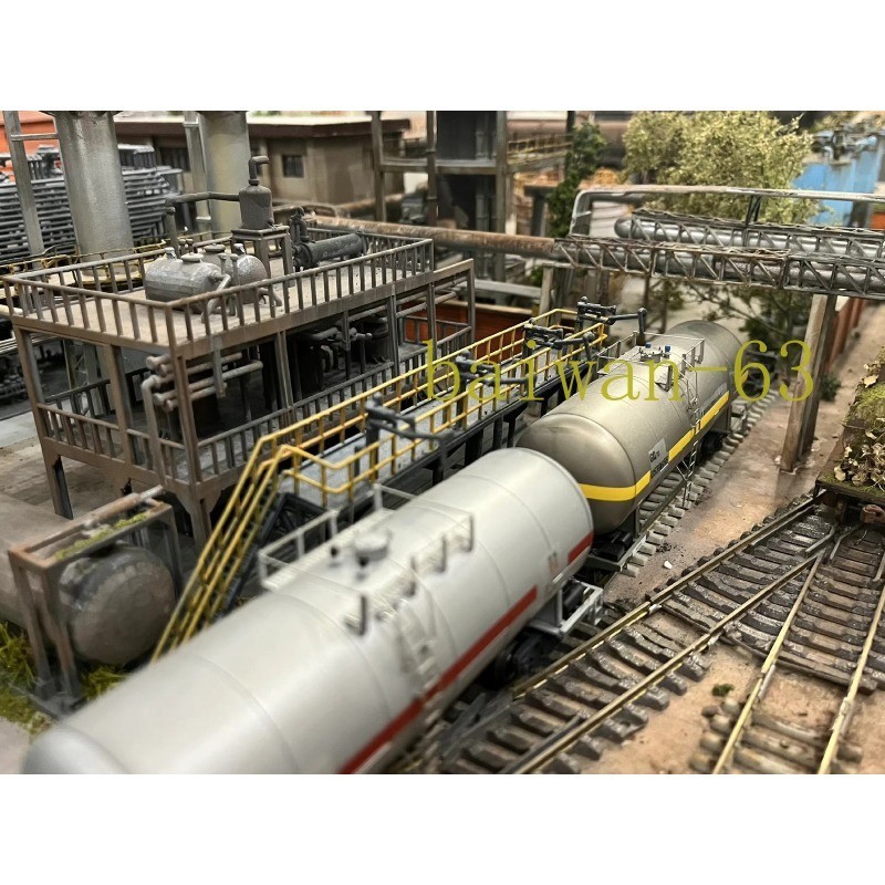 Ho Scale 1/87 Train Tanker Loading Unloading Platform Steam Water Adding Platfor