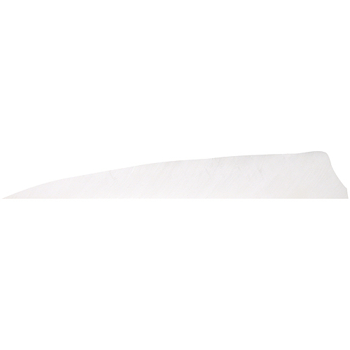 Gateway Shield Cut Feathers White 5" Left Wing 50 Pack