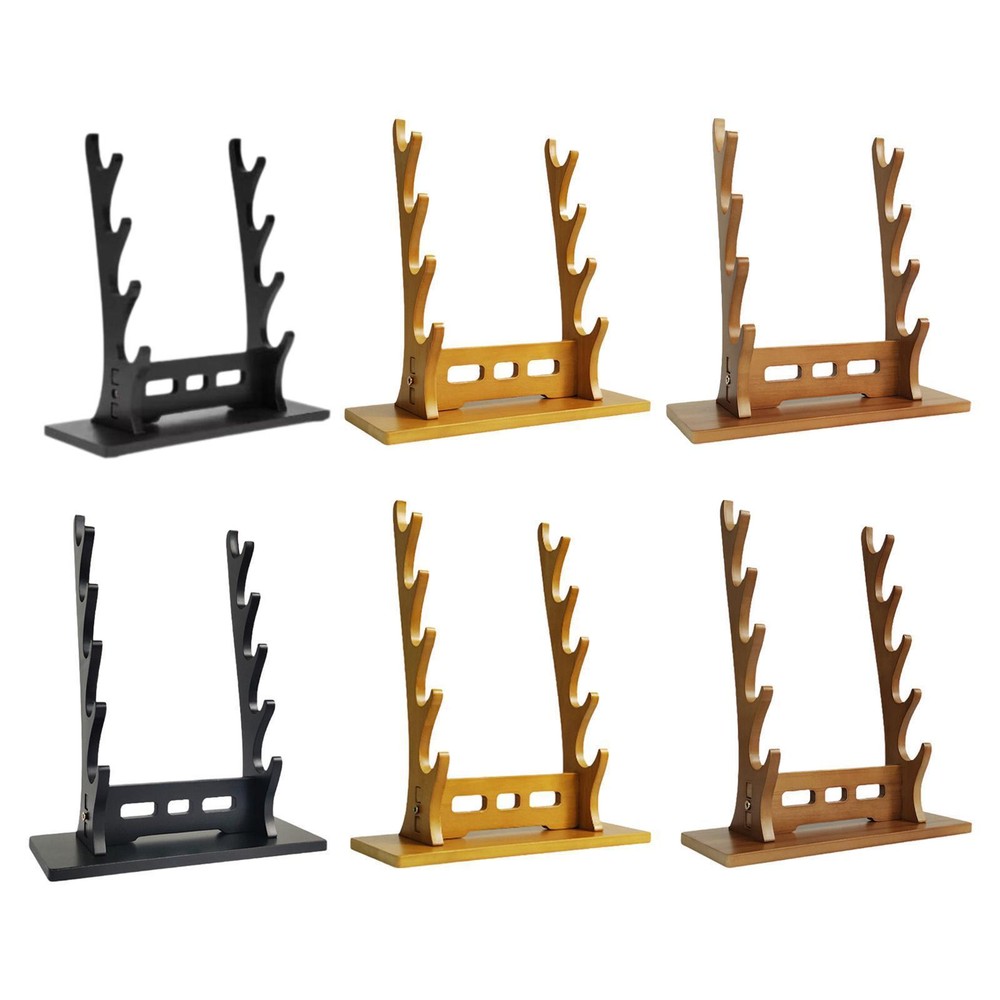 Samurai Sword Display Rack Tanto Holder Support Classical Accessories Horizontal