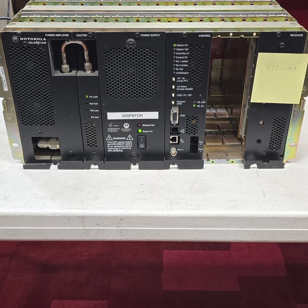 Motorola Quantar T5365A UHF Base Station Transceiver Model T5365A