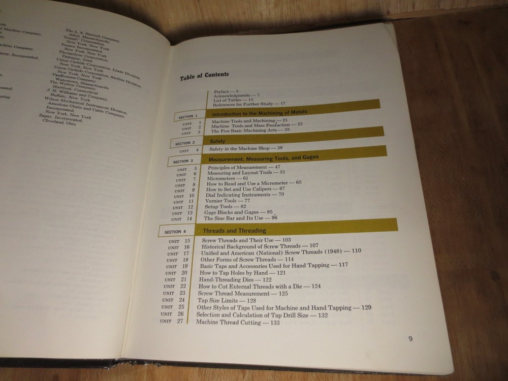 Vintage 1968 Machine Tool Technology 3rd Edition By McCarthy And Smith