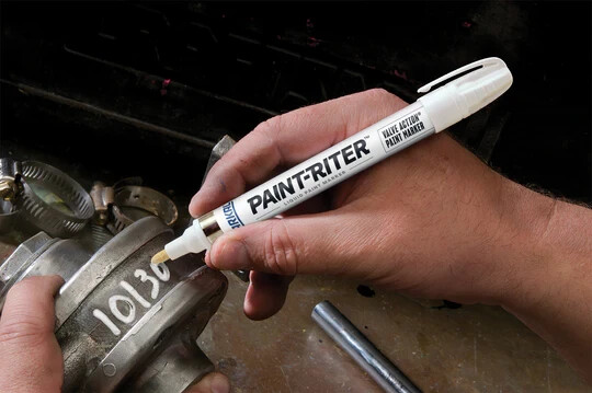 Markal Valve Action Paint Markers Red White Yellow Combo Pack