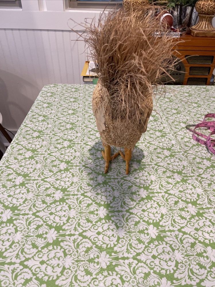 Straw Rooster Figure