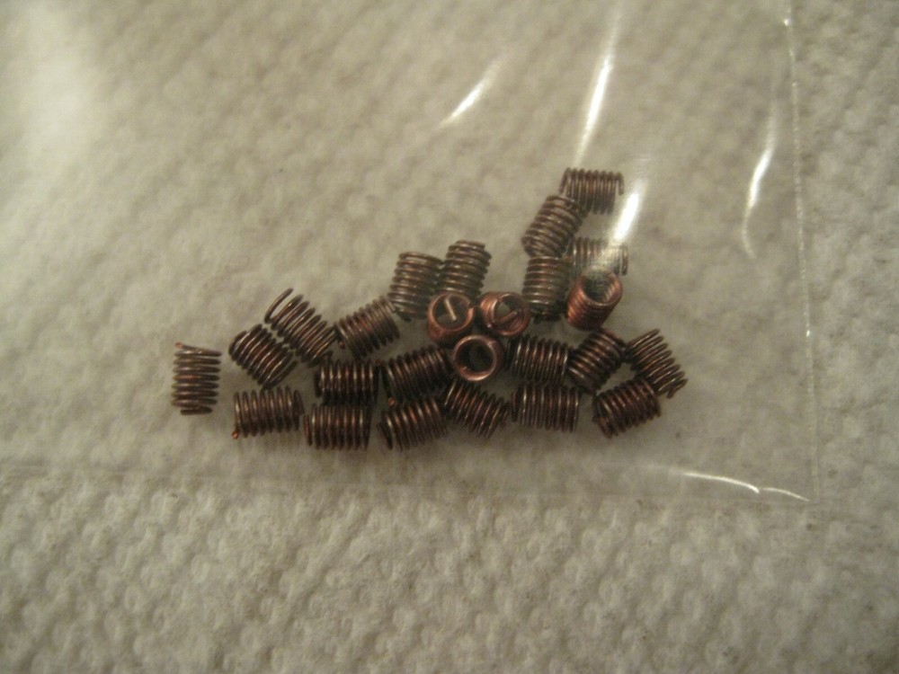 #2-56 x .172" Helicoil Screw-Locking Thread Insert 25pc Lot