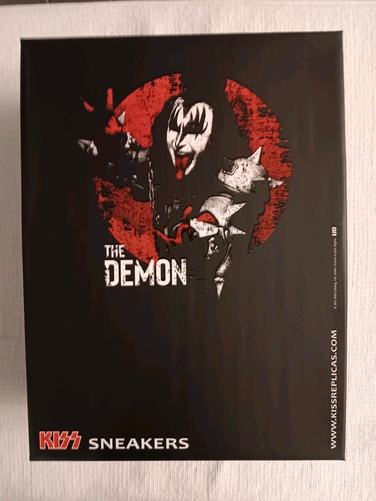 Kiss-Gene Simmons Sneakers-By Kiss Replicas*NEW-MENS SIZE 13-READ DESCRIPTION