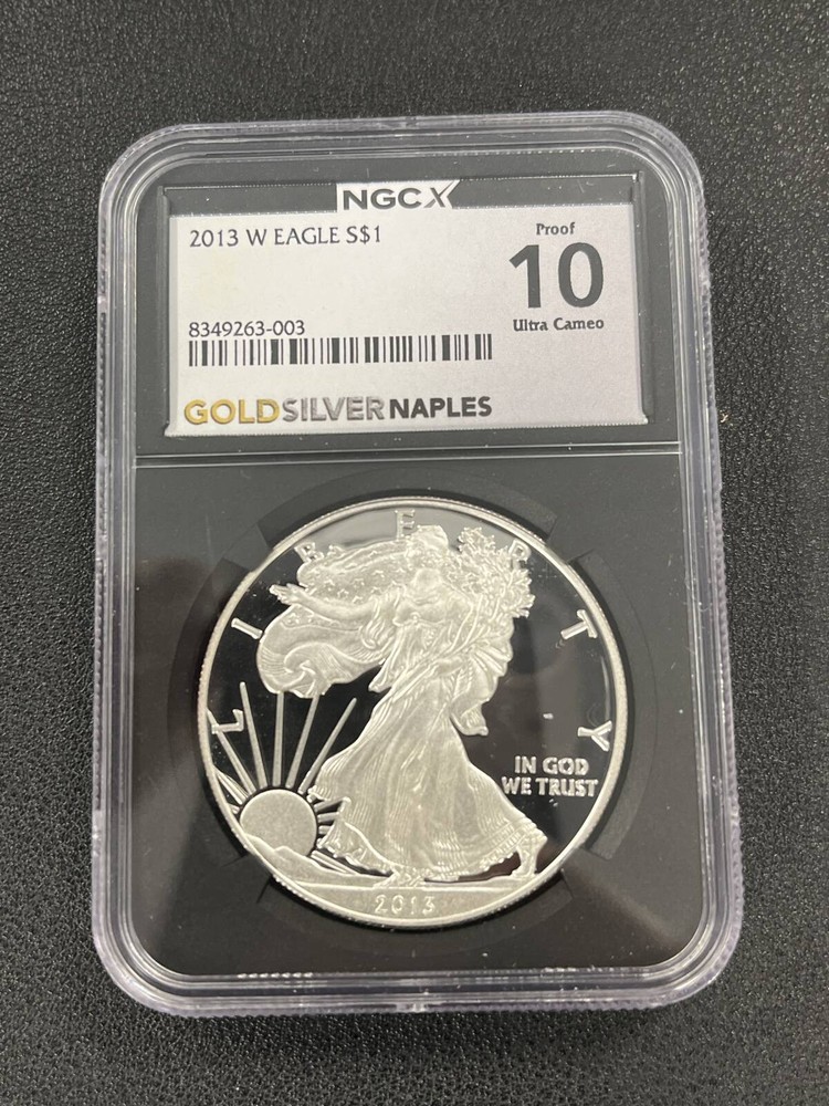 2013 W $1 SILVER EAGLE PF70UC NGC