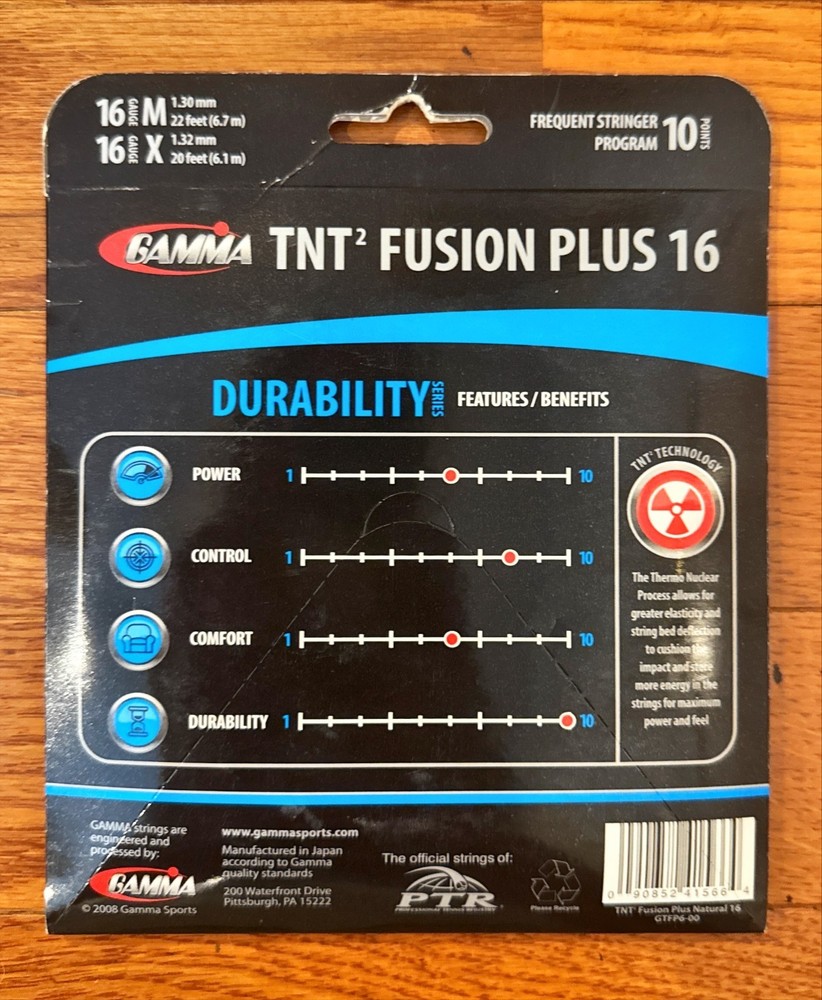 Gamma TNT2 18 Tennis String