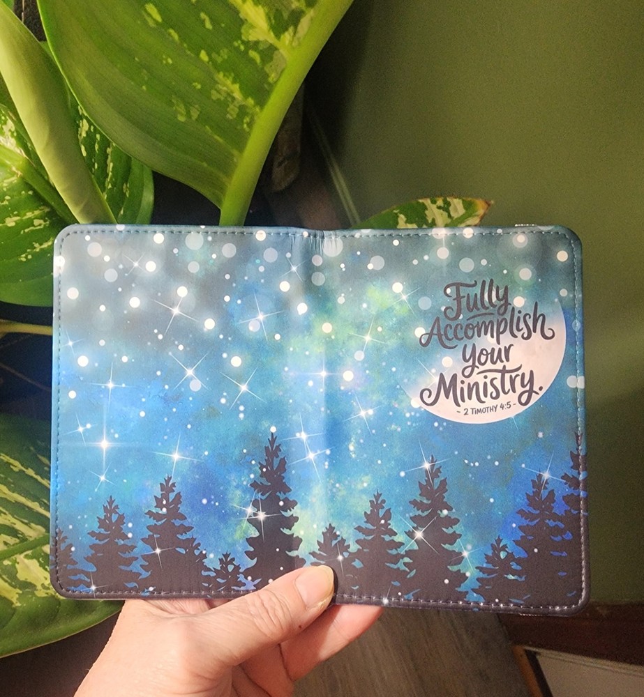 JW Mini Tract Holder - Moonlight - Personalized