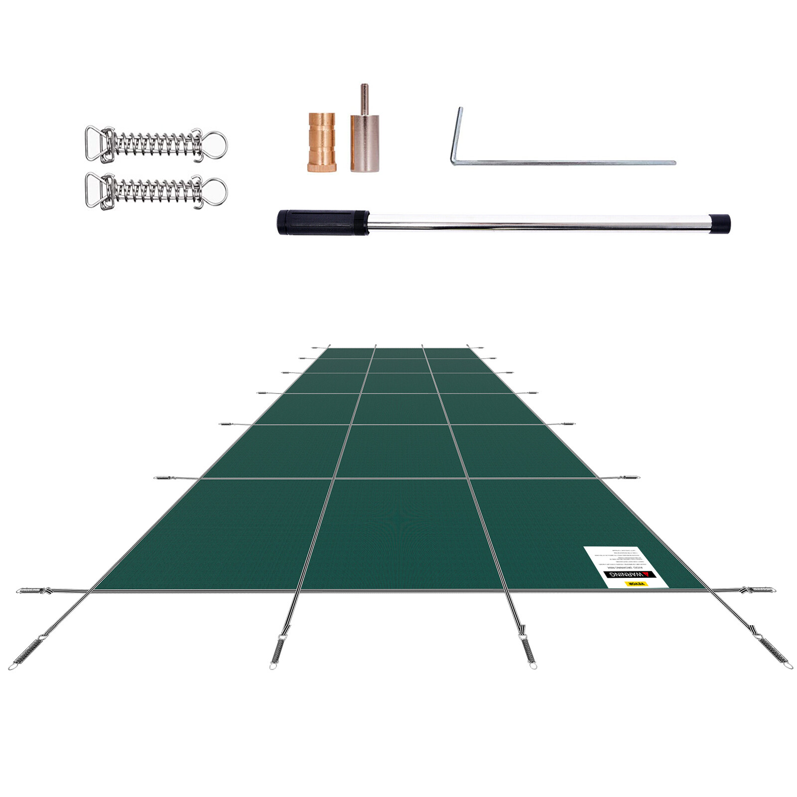 VEVOR Pool Safety Cover 20X40 FT Rectangular In Ground High Strength PP Outdoor