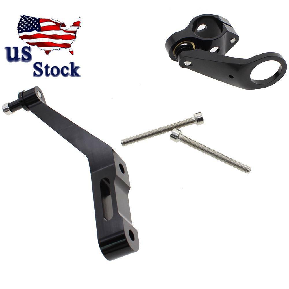 CNC Steering Damper Stabilizer Bracket Mount Kits For Honda CBR954RR 2002 2003