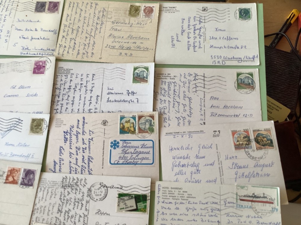 Italy collection postal postcards 20 items Ref A2044