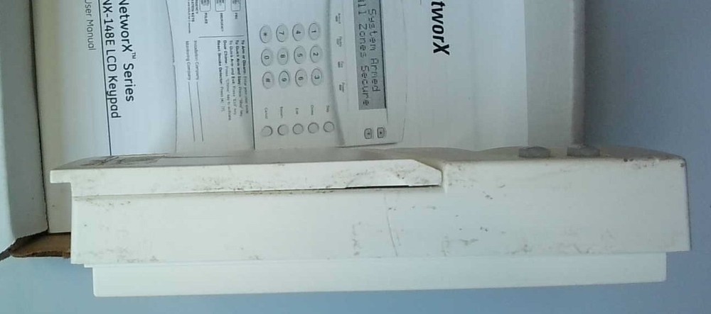 GE Security/Interlogix NX-148E LCD Keypad (Scratched, White)