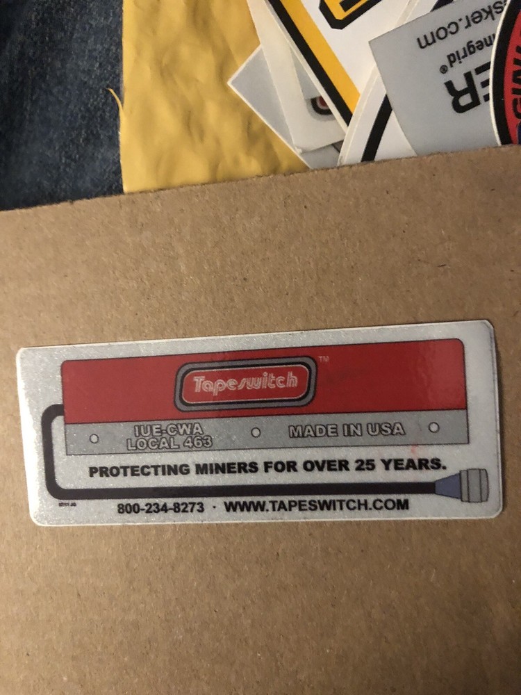 Coal Mining Stickers Nice Older Vendor