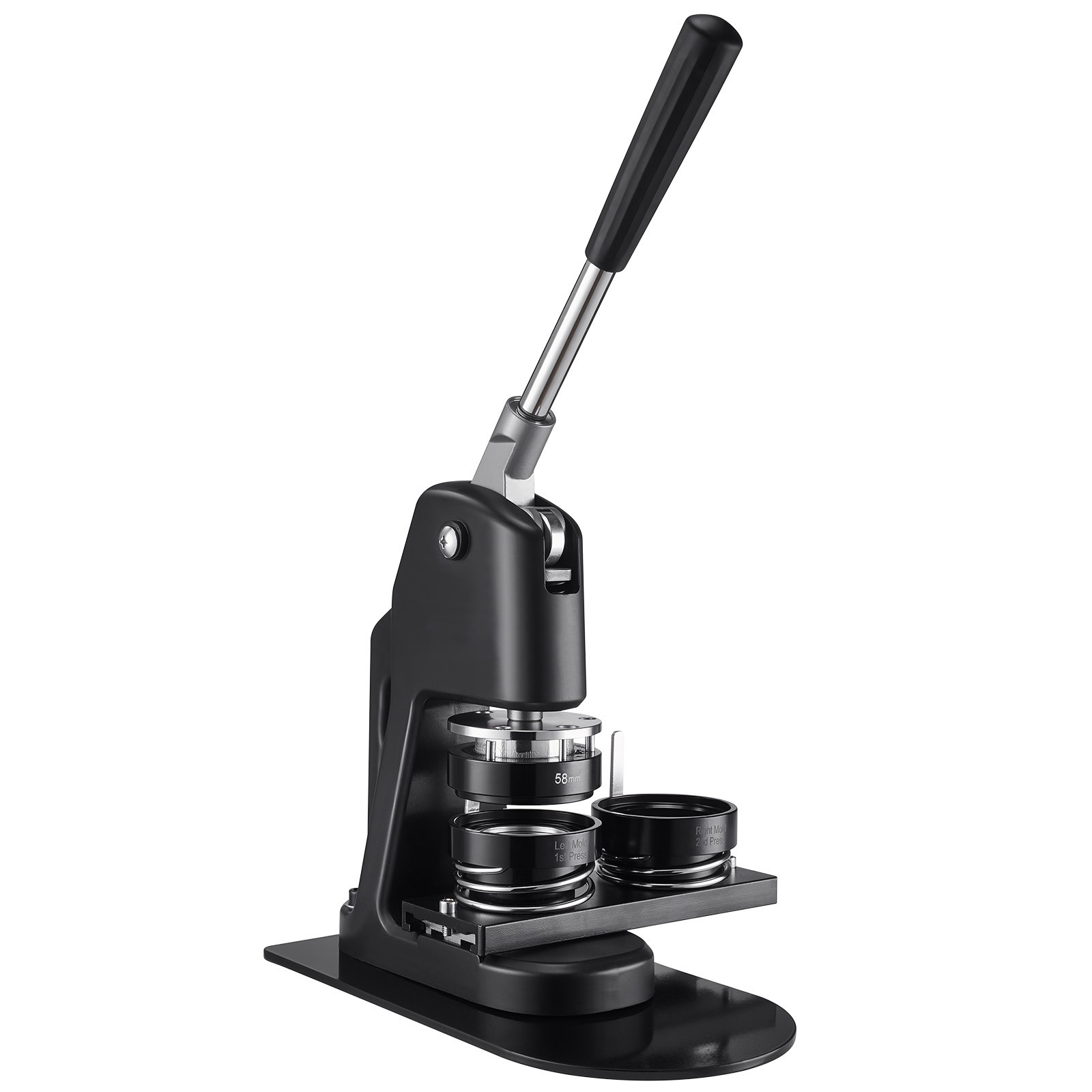 Uimoso 3-in-1 Button Maker Machine with 1.26/2.28/2.95 inch Dies and 300 Pieces