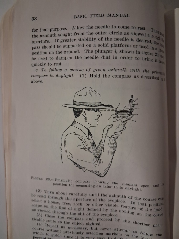 1938 Pre War US Army Basic Fielf WAR DEPARTMENT Vol I