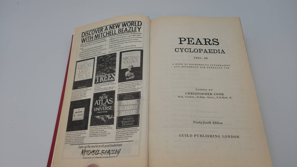 Pears Cyclopeedia 1985-1986