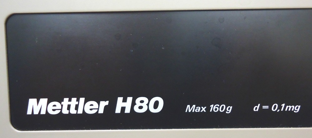 Mettler H80 Lab Scale 160g Maximum