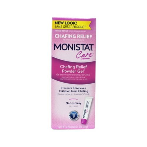 3 Pack Monistat Soothing Care Chafing Relief Powder Gel 1.5 Ounce Tube